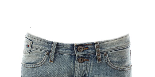 Dámske svetlé džínsové šortky Tommy Hilfiger