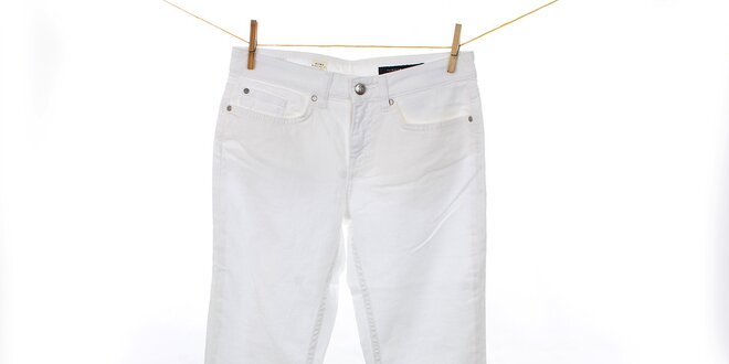 Dámske klasické biele džínsy Tommy Hilfiger