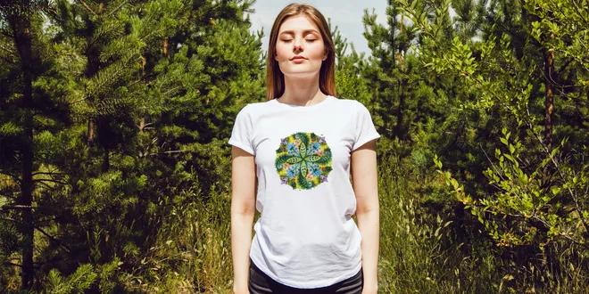 Dámske tričko s motívom "Čarokruh"– veľkosti XS-XXL