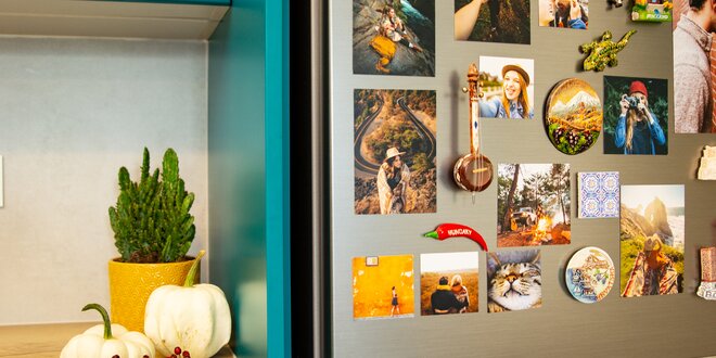 Fotomagnetky: milá dekorácia nielen na chladničku