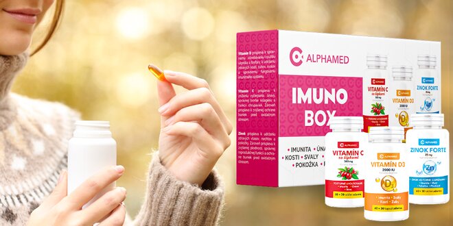 3-mesačné balenie vitamínov na podporu imunity