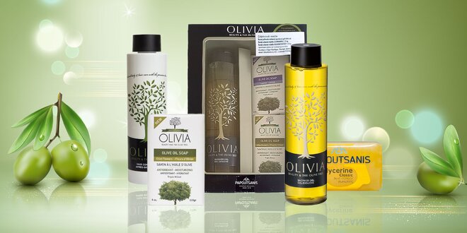Luxusné darčekové sety prírodnej kozmetiky Olivia