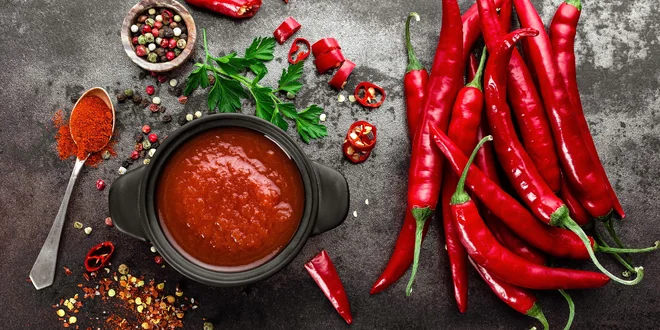 100% prírodné chilli omáčky, kvapky i korenia