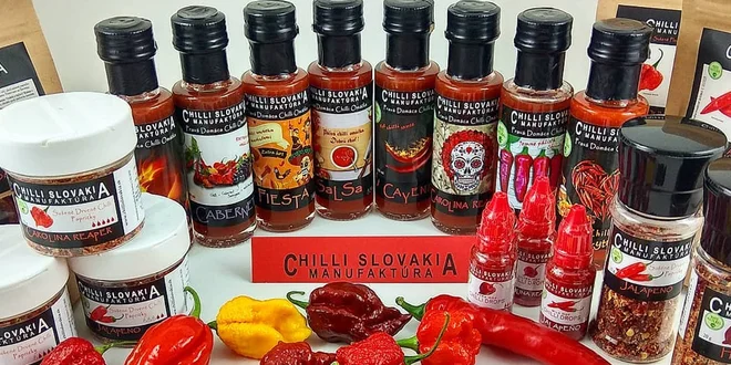 100% prírodné chilli omáčky aj darčekové sety