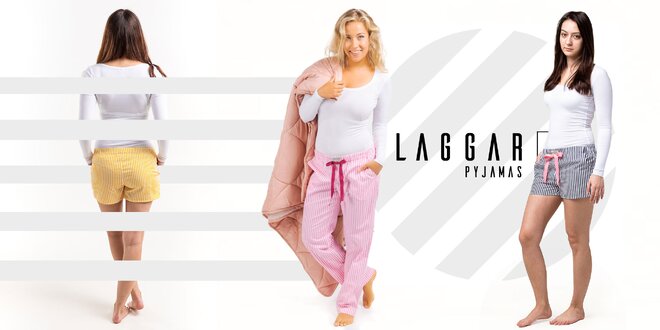 Kvalitné a pohodlné: Pyžamové nohavice či šortky Laggar