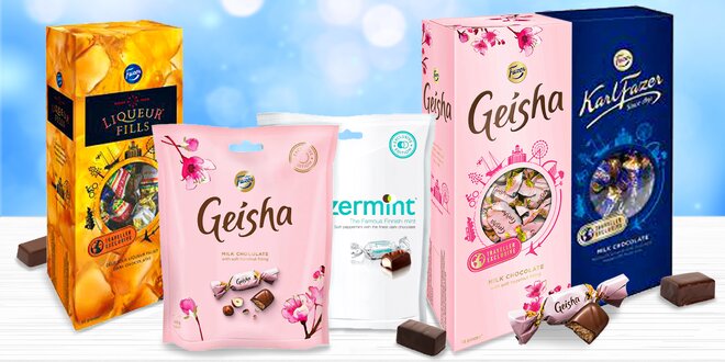 Plnené čokoládové bonbóny: Geisha aj s likérom