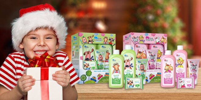 Veselé darčekové balíčky detskej kozmetiky