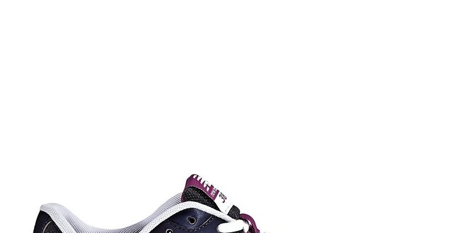 Dámske fialovo-čierne bežecké tenisky New Balance