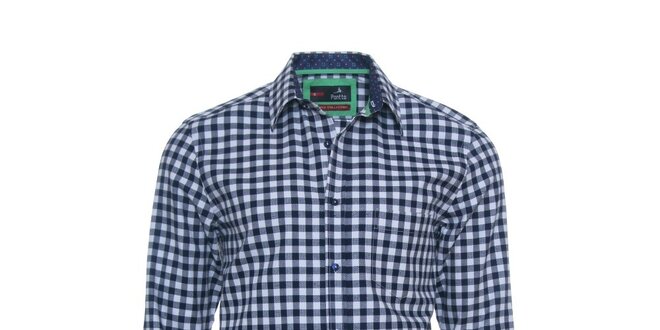 Pánska kockovaná košeľa z limitovanej kolekcie Pontto