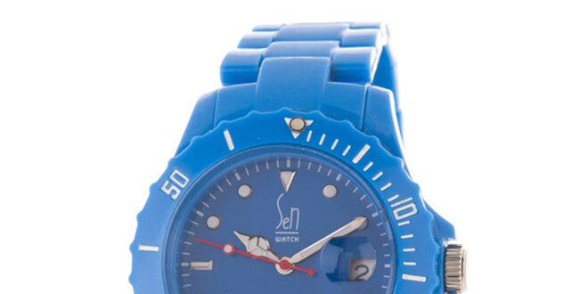 Svetlo modré hodinky Senwatch