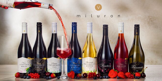 Oceňované slovenské ovocné vína Miluron