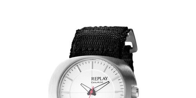 Dámske hodinky s textilným náramkom Replay