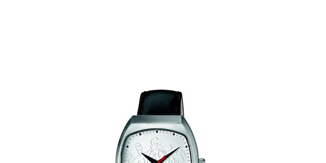 Dámske strieborno-čierne analogové hodinky Replay