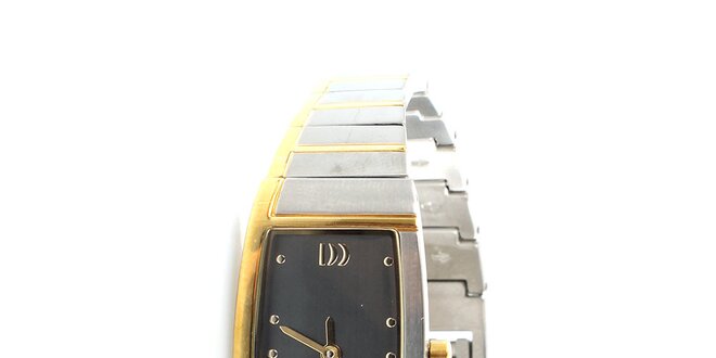 Dámske titanové hodinky s zlatenými detailmi Danish Design