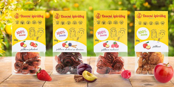 Ovocné špirálky plné zdravia a vitamínov