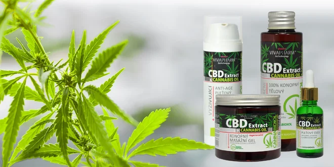 CBD kozmetika s cannabidiolom a konopným olejom