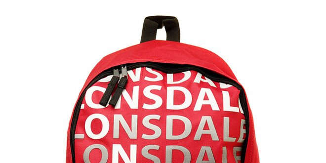 Pánsky červený batoh Lonsdale
