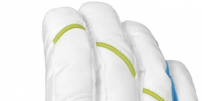 Dámske biele softshellové rukavice Reusch s membránou