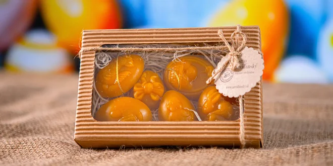 Veľkonočné ozdoby a výslužky zo včelích produktov