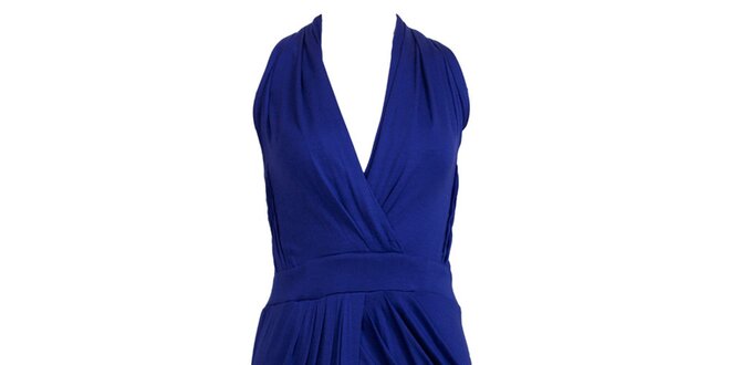 Dámske kobaltovo modré glamorous šaty CeMe London