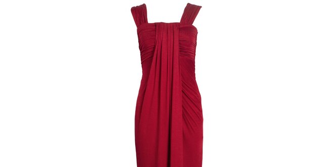 Dámske vínovo červené plesové šaty CeMe London