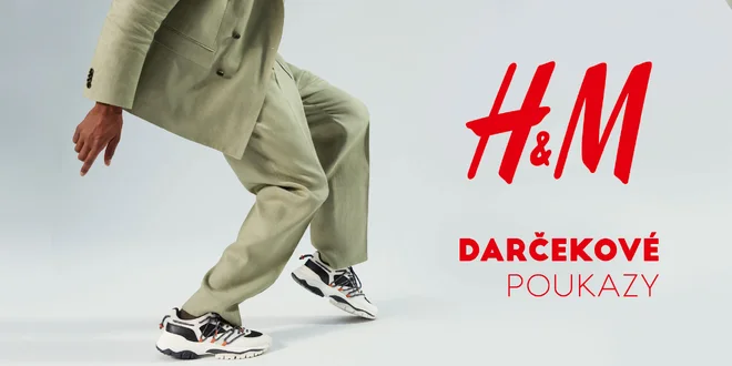 Darčekové poukazy do všetkých predajní i e-shopu H&M