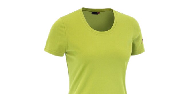 Dámske zelené funkčné tričko Maier s krátkymi rukávmi