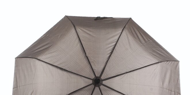 Pánsky hnedý dáždnik s prúžkom Ferré Milano