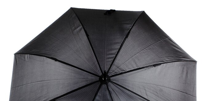 Pánsky šedo-čierny vystreľovací dáždnik s prúžkom Ferré Milano