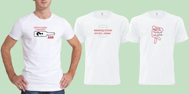 Tričká s vtipnou potlačou pre dámy i pánov