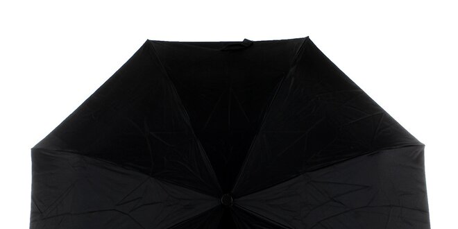 Dámsky čierny vystreľovací dáždnik s kamienkami Ferré Milano