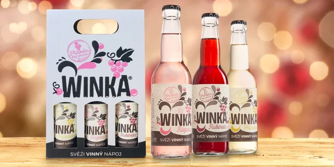 Balenie 3 sviežich alkoholických nápojov na báze cideru