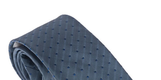 Luxusná modrá kravata Castellet Barcelona