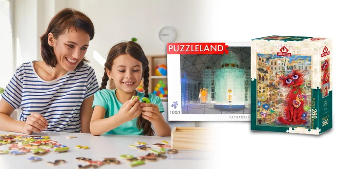 Puzzle s rôznymi motívmi pre deti aj dospelých