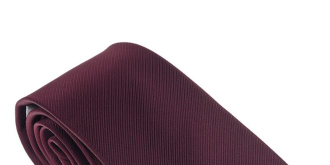 Luxusná tmavo červená kravata Castellet Barcelona