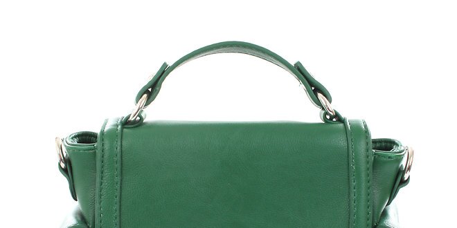 Dámska zelená kabelka so zámčekom Tantra