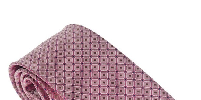 Luxusná svetlo fialová kravata Castellet Barcelona