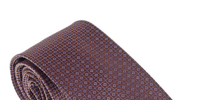 Luxusná fialová kravata Castellet Barcelona