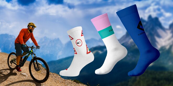 Štýlové cyklistické ponožky pre dámy i pánov