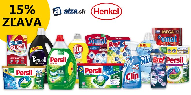 Zľava 15 % na nákup produktov firmy Henkel