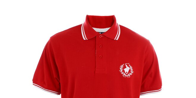 Pánske červené polo tričko Polo Club