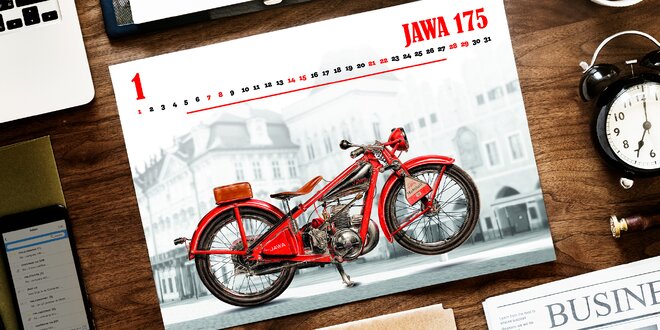Kalendáre s historickými motorkami