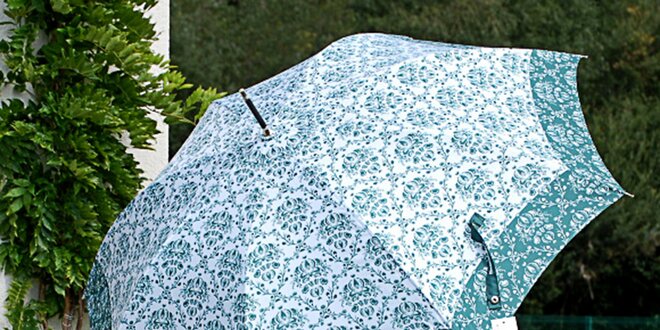 Dámsky dáždnik s vintage zeleným vzorom Alvarez Romanelli