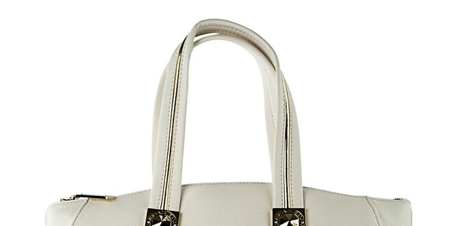Dámska biela kabelka s kovovými strapcami Versace Jeans