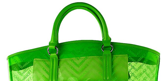 Dámska zelená kabelka Versace Jeans