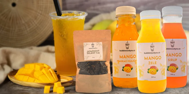 Súpravy na prípravu domáceho bubble tea