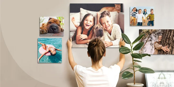 Ekologické obrazy na plátne z vlastnej fotografie
