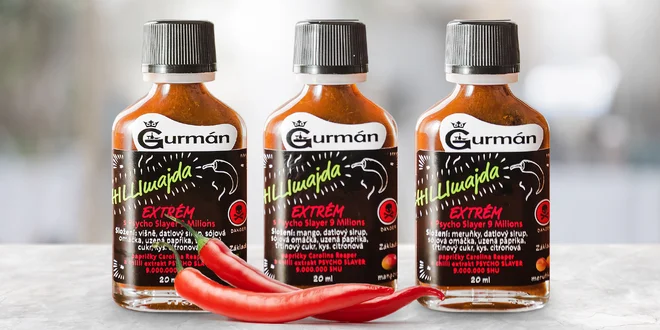 Extrémne štipľavé chilli omáčky v darčekovom balení