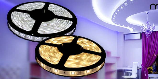 LED pás s konektorom