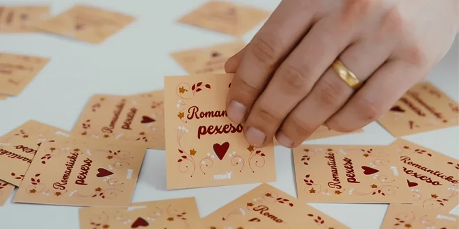 Romantické alebo komunikačné pexeso pre všetkých zamilovaných